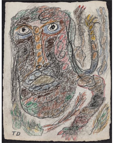 Thornton Dial | Bumpy Face Lady | MutualArt