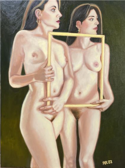 Two nude portrait by Ruben Rios Doc, 2022