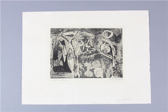 Dated 1958 Early Sensations Etching Print by Dick Swift, Mid Century Modern - Dick Swift