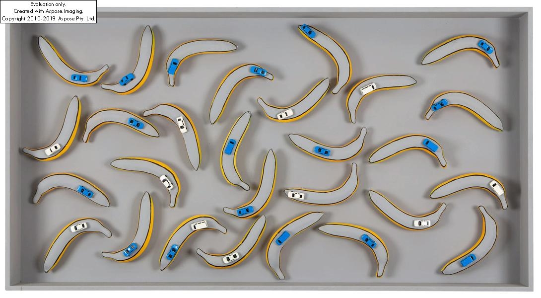 Artwork by Marcin Berdyszak, Bacteria Culture, Made of acrylic/panel