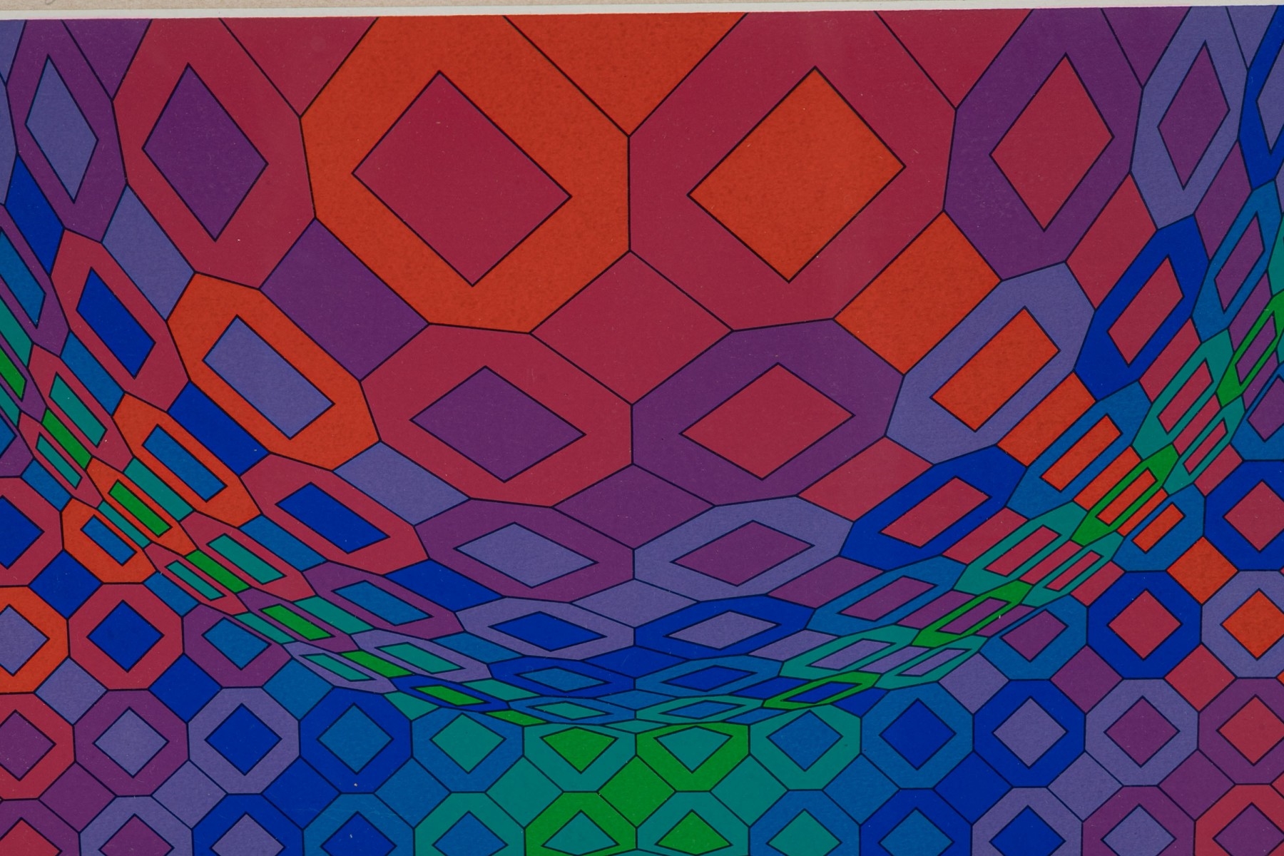 Victor Vasarely | FUN LIMITED EDITION ABSTRACT | MutualArt