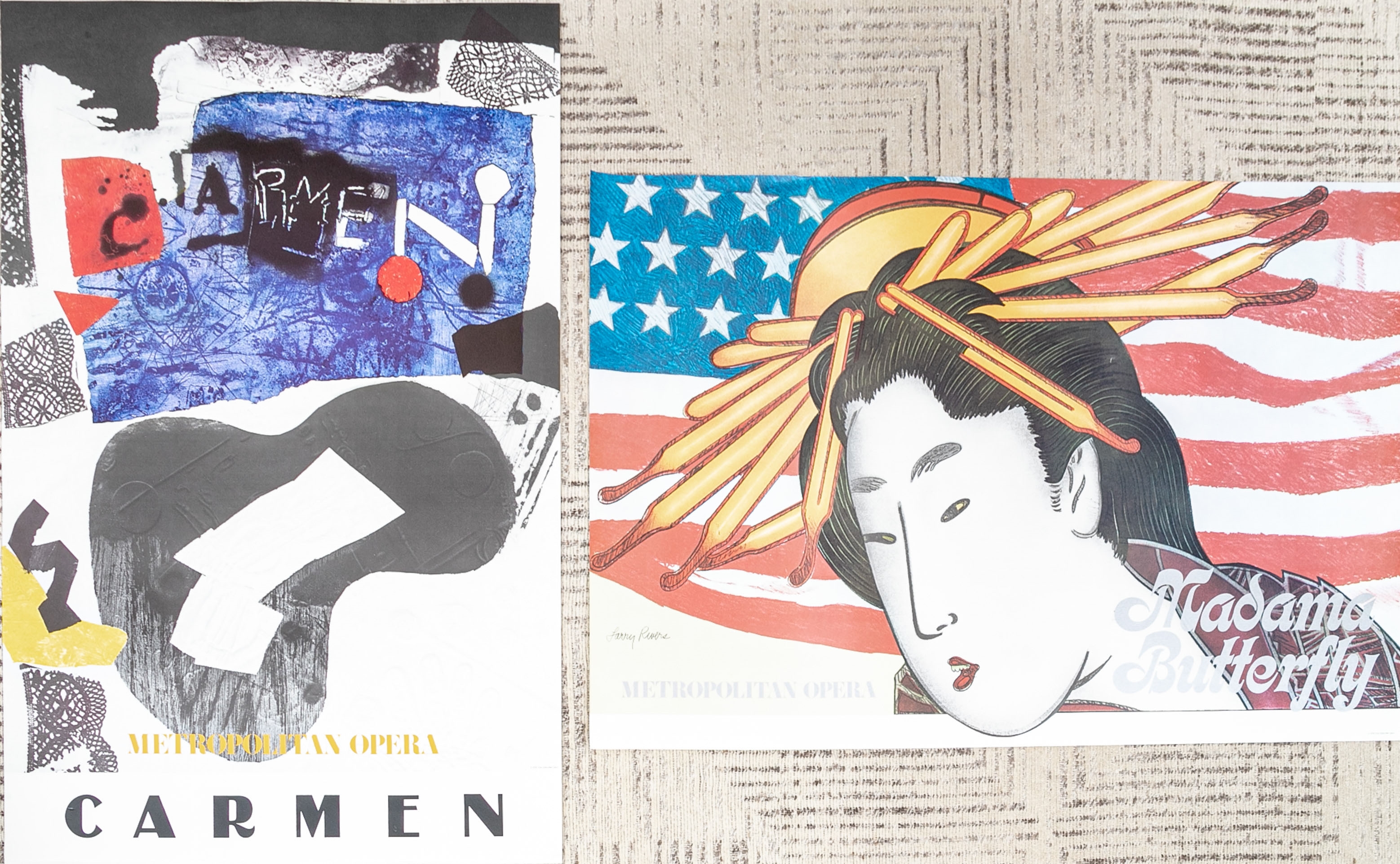 Larry Rivers | Two Posters 1978 Circle Gallery/Met Opera - Madame ...