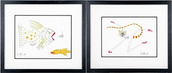 Whiskered Macabay Monkey by Alex Beard, dated 2008