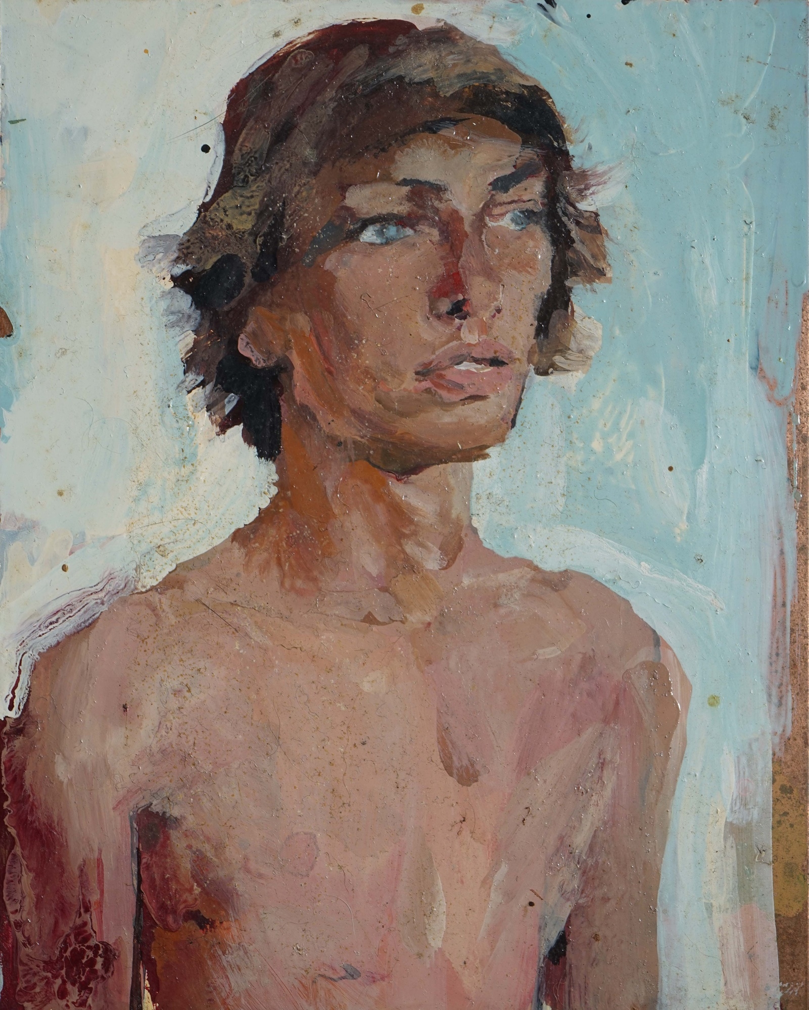 Artwork by Geraldine Swayne, Untitled, Made of enamel on copper