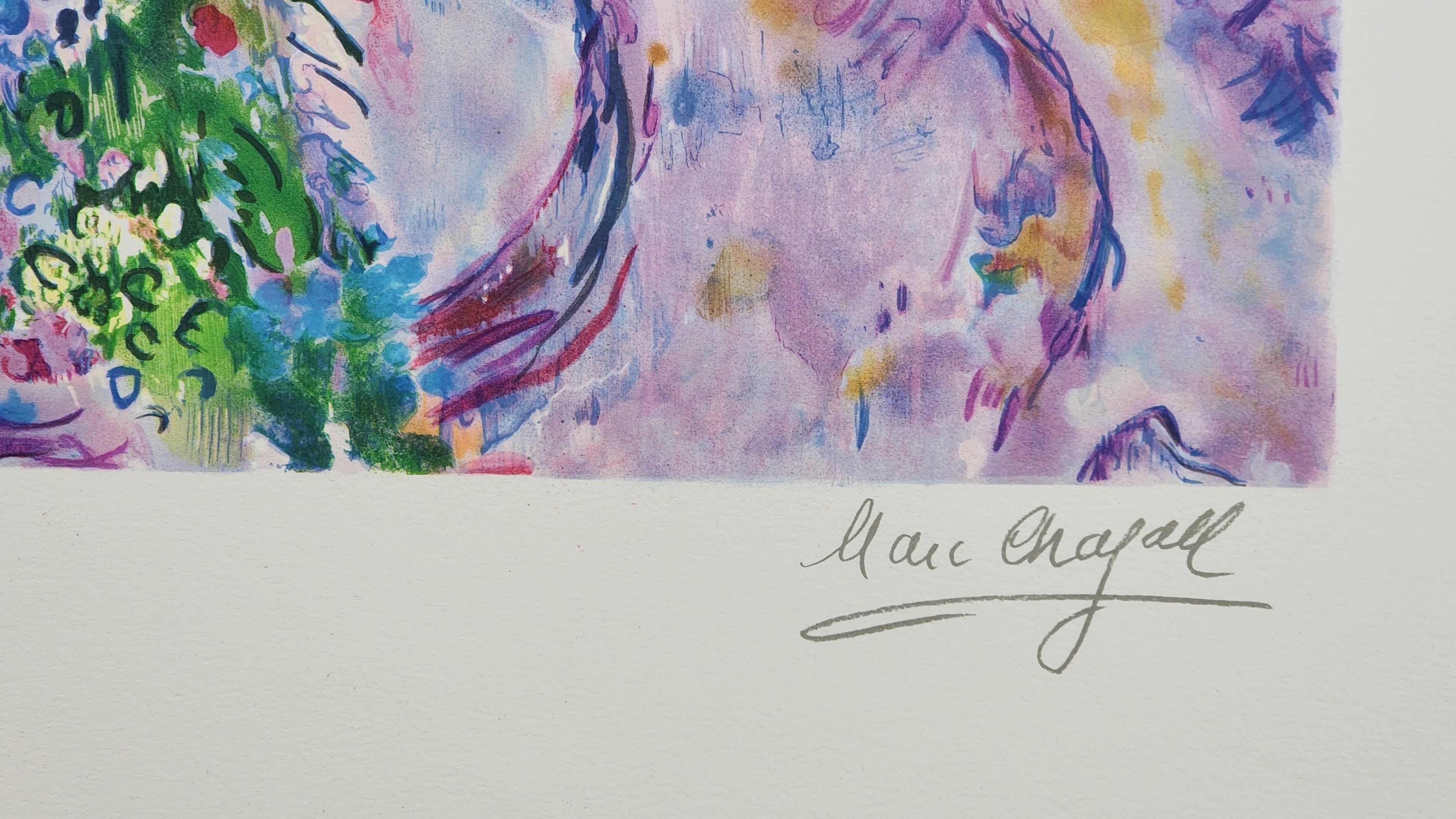 Marc Chagall | Marc Chagall Signed In Plate Color Lithograph On Paper ...