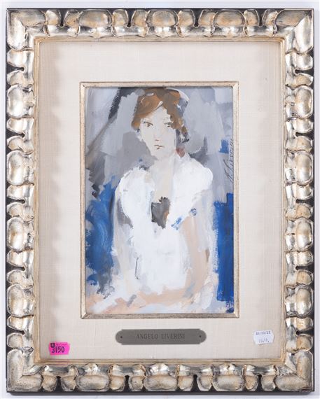 Woman in White - Angiolo Liverini
