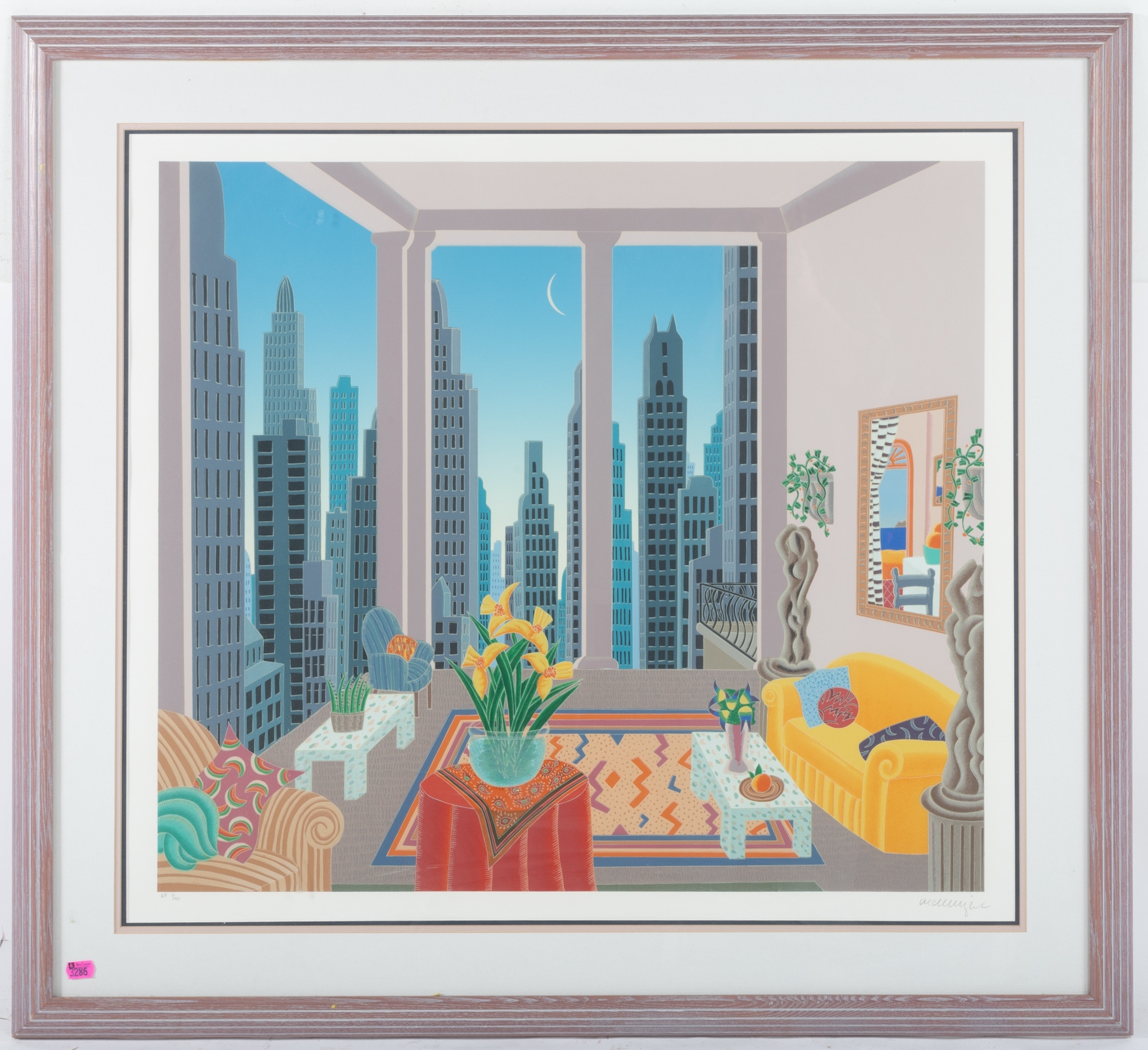 Rare Puzzle Thomas McKnight – The Blue Couch – 2000 Pièces – Neuf 1990