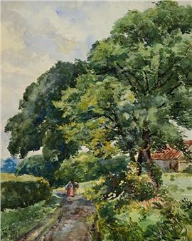 The Country Lane (1883) - William Galaway