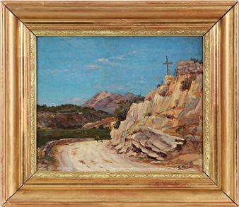 "PAYSAGE DE PROVENCE" - PROVENCALSKÁ KRAJINA - Paul Alphonse Marsac