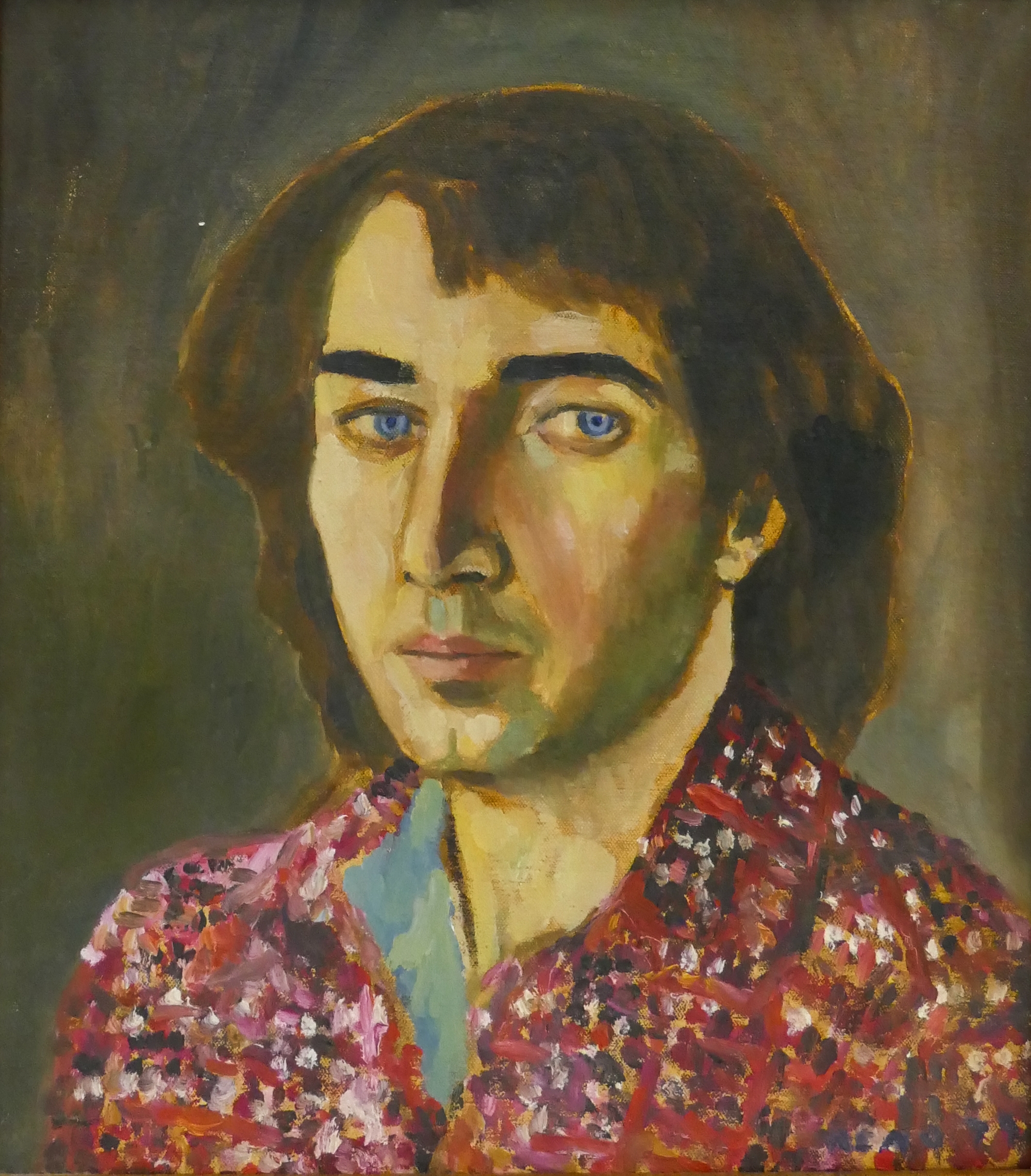 Joe Reno | Joe Reno ''Self Portrait'' 1970 Oil on Canvas Framed 22''x19 ...