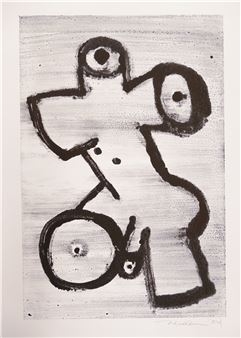 Mark Mueller ''Cubist Torso'' 2004 Monotype 21''x16'' Sheet - Mark Mueller