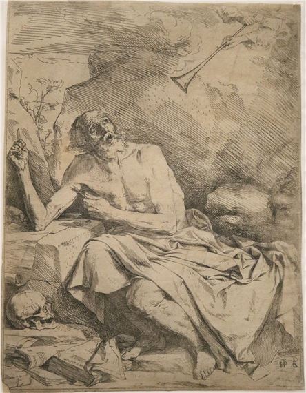 Jusepe de Ribera | Saint Jerome Hearing the Trumpet of the Last ...
