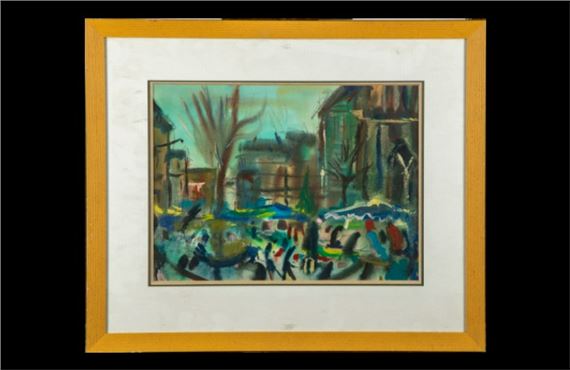 View of Rouen by Pierre Martin Gueret