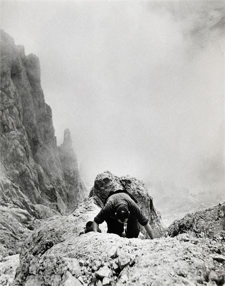 MOUNTAIN In a Chimney of the Gran Sasso by Louis Ingigliardi, August 1967