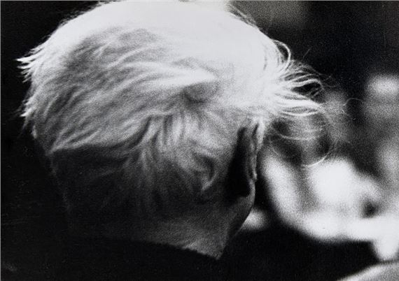 PAINTER Max ERNST at a concert at the ORTF