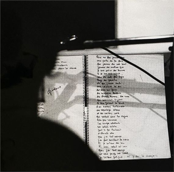 MUSIC - VARIETY BARBARA during the recording of "Soleil noir" by Louis Ingigliardi, 1968