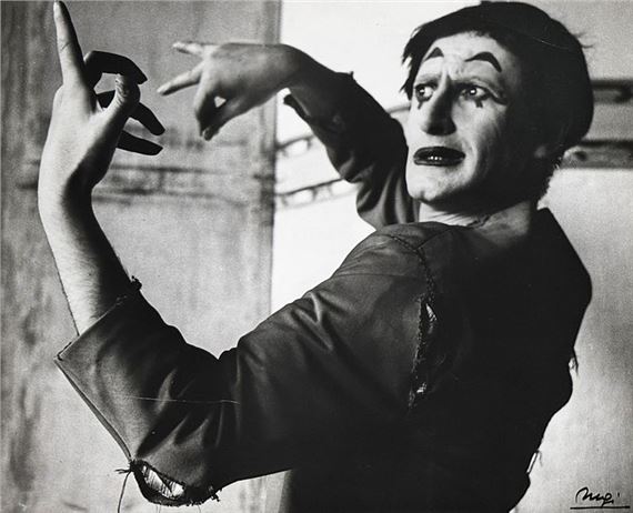 CIRQUE Marcel MARCEAU (1923-2007) by Louis Ingigliardi, 1956