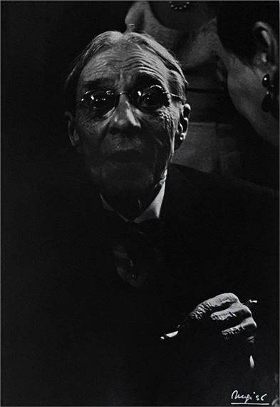 MUSIC Alfred CORTOT (1877-1962) by Louis Ingigliardi, October 1956