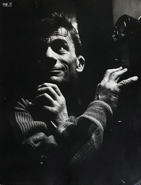 Artwork by Louis Ingigliardi, MUSIC Maurice BAQUET (1911-2005), Made of silver print