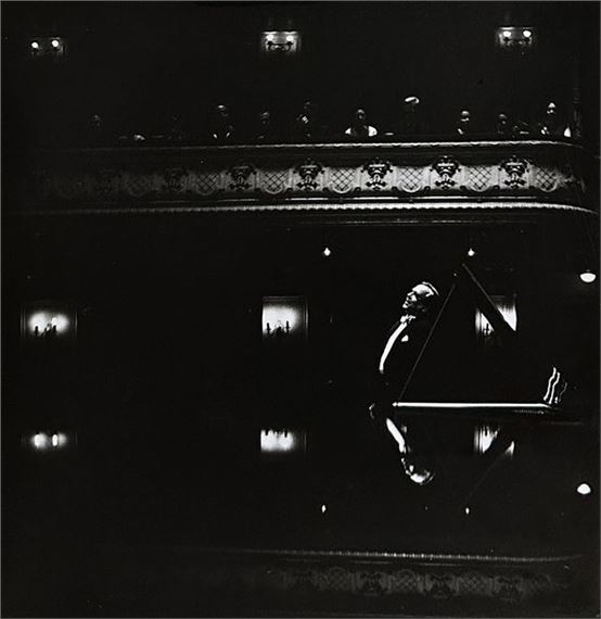 MUSIC Pianist at the Salle Gaveau by Louis Ingigliardi, 1964