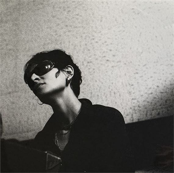 MUSIC - VARIETY BARBARA during the recording of "Soleil noir"