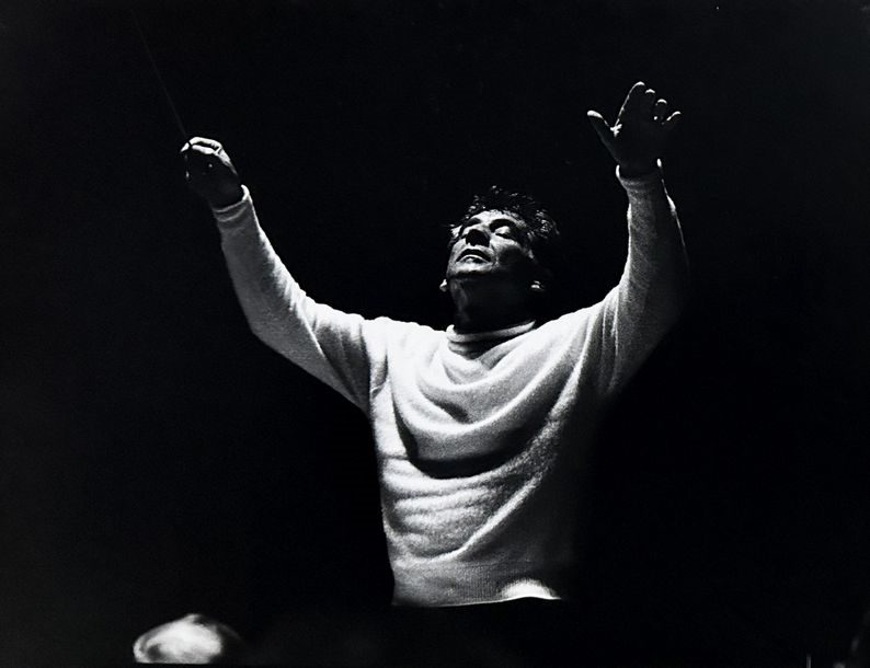 Artwork by Louis Ingigliardi, 254 MUSIC. Leonard BERNSTEIN (1918-1990), Made of silver prints