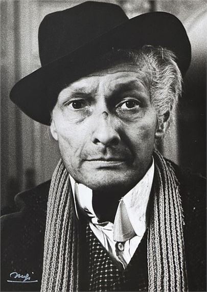 THEATER Jean-Louis BARRAULT (1910-1994) in "La Répétition" by Jean Anouilh by Louis Ingigliardi, November 1957