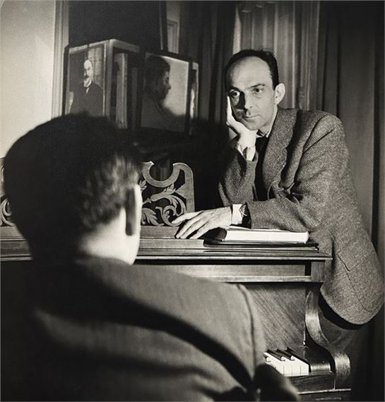 MUSIC Igor MARKEVITCH (1912-1983) with Darius MILHAUD from behind