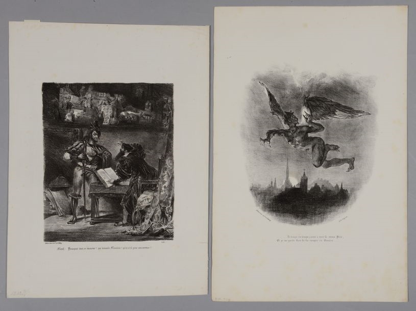 Eugène Delacroix Mephistopheles in the Air MutualArt