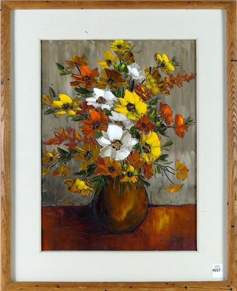 Untitled: Vase with Flowers by Tilde Pedersen