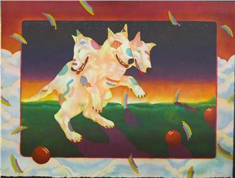 David Allison ''Shizo Merena'' Artist Proof Pop Lithograph Framed- 24x30'' - David Allison