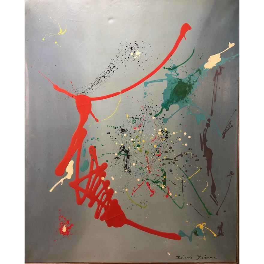 Artwork by Eduardo Dhelomme, LARGE ABSTRACT COMPOSITION, Made of Oil on canvas