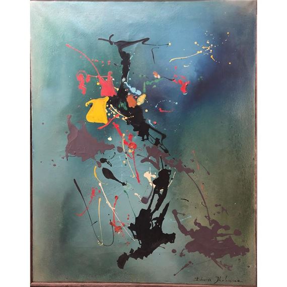 LARGE ABSTRACT COMPOSITION by Eduardo Dhelomme