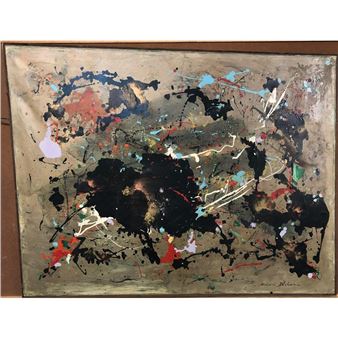 LARGE ABSTRACT COMPOSITION - Eduardo Dhelomme