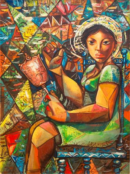 Portrait of a woman - Car­los So­brino Buhi­gas