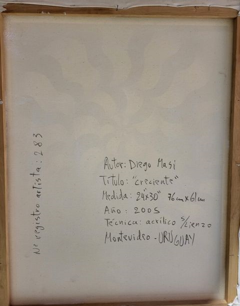 Artwork by Diego Masi, Creciente, Made of acrylic on canvas