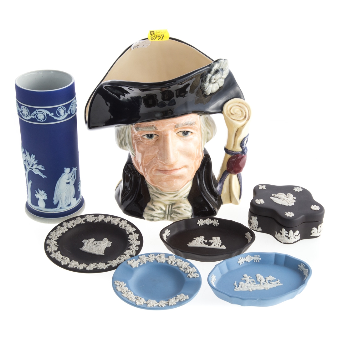 Royal Doulton Six Wedgwood jasperware articles MutualArt