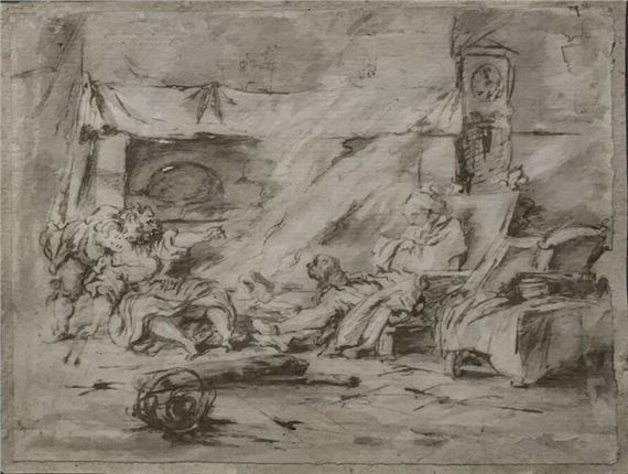 Stampa Su Tela 60x90 Cm – 'Reverie' Di Jean-Honoré Fragonard – Quadro D'Arte Per Arredo Casa