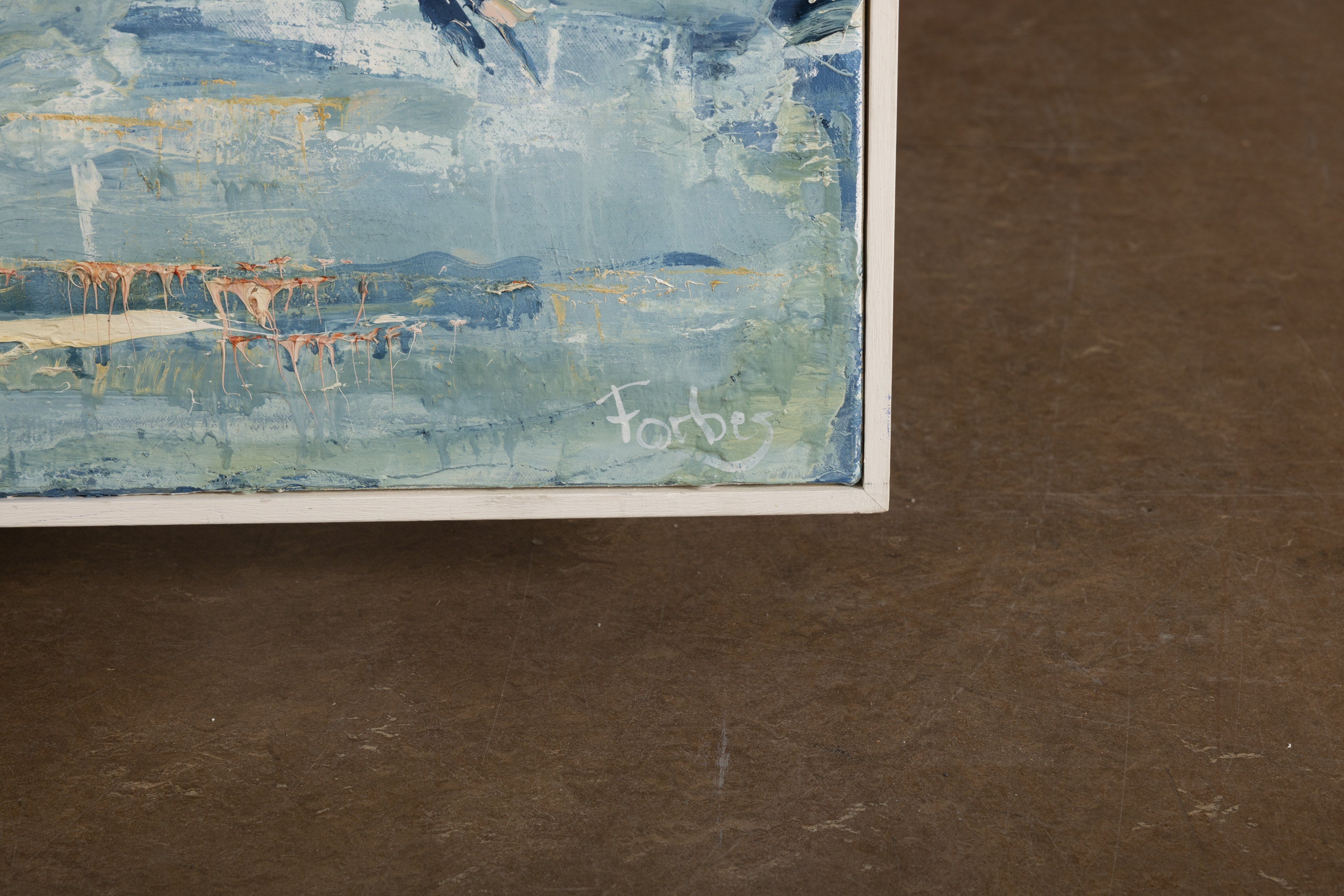 Artwork by Stephen Forbes, Water Scene, Made of oil on canvas