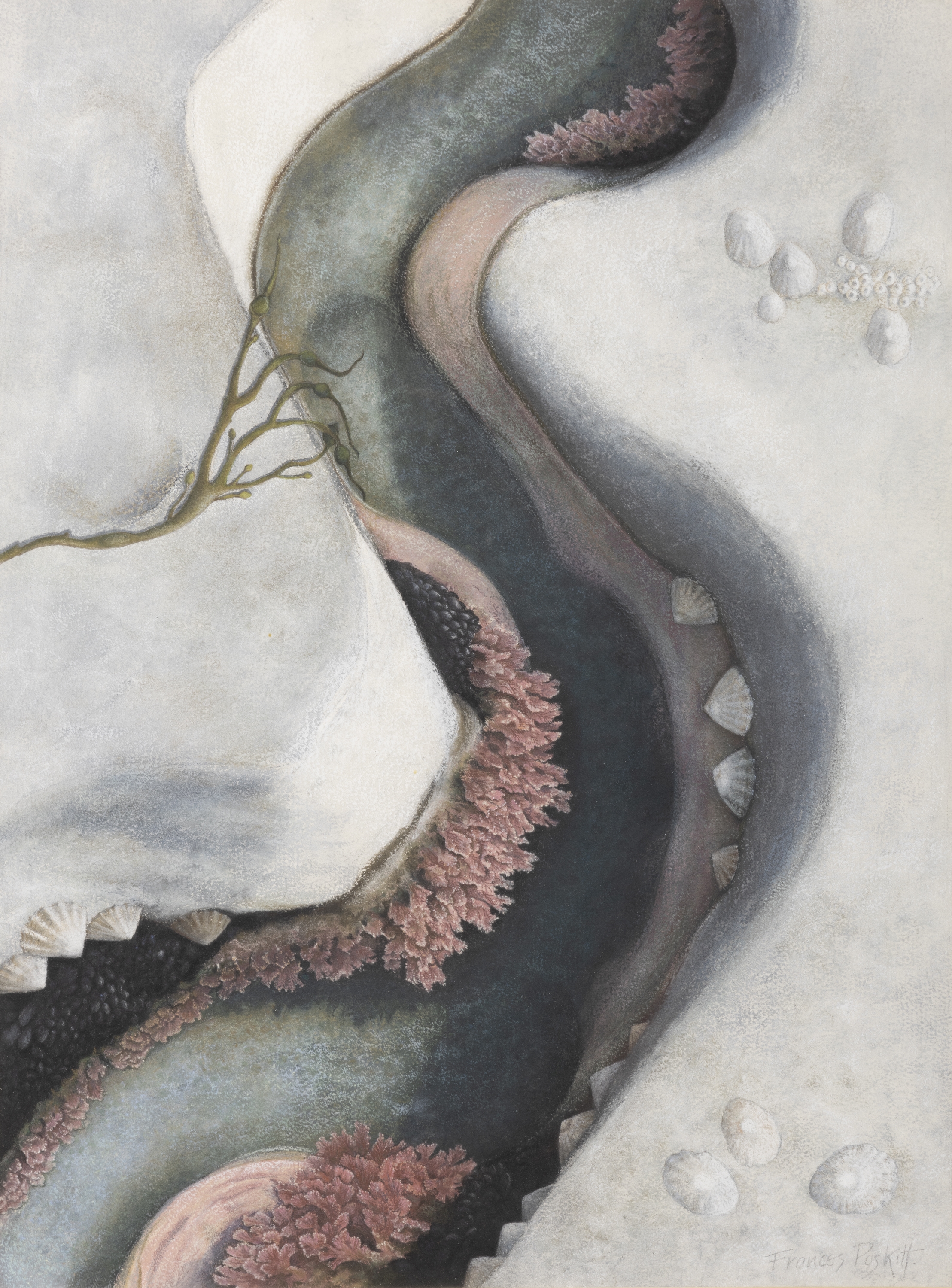 Artwork by Frances Poskitt, Channel III, Made of Pastel