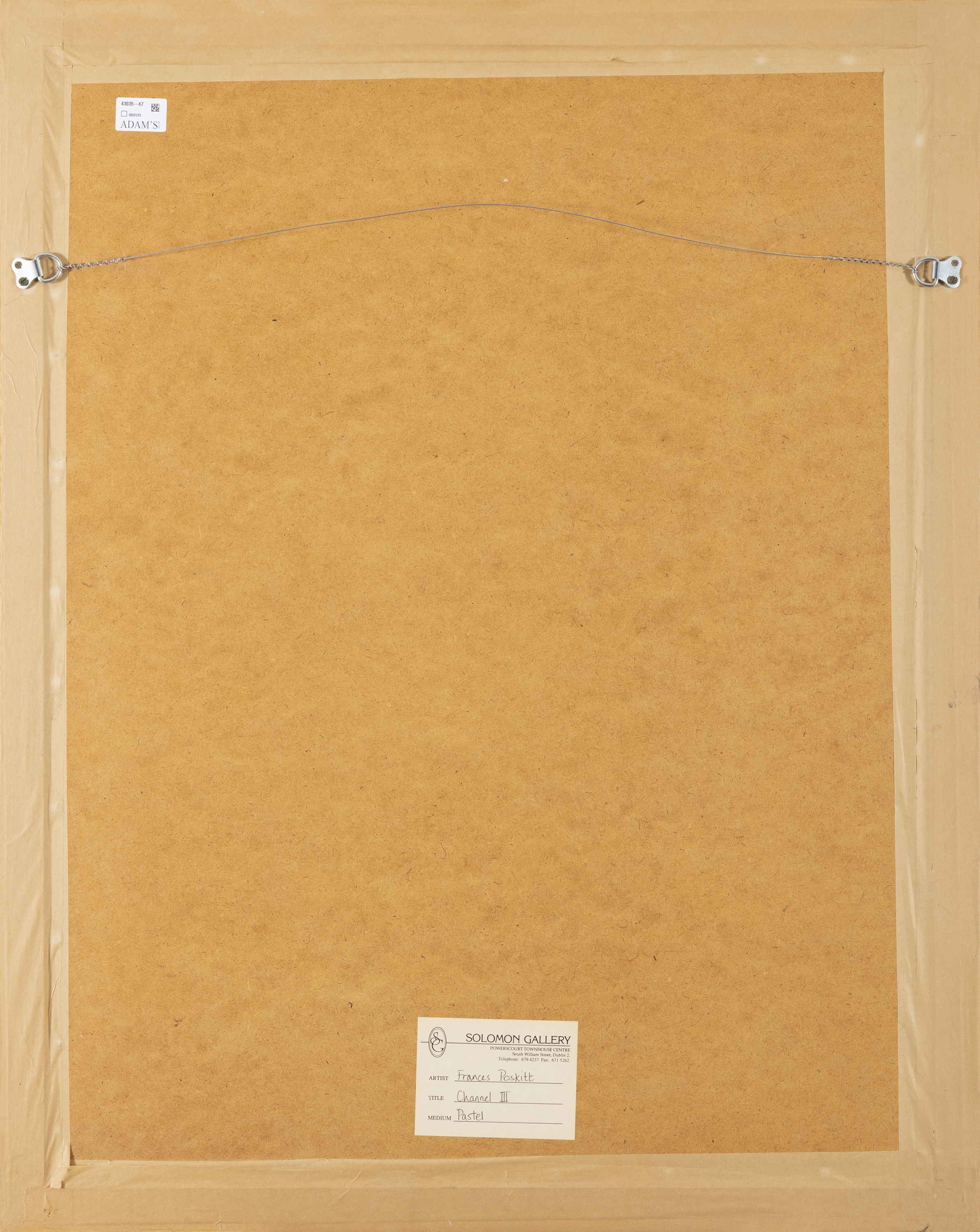 Artwork by Frances Poskitt, Channel III, Made of Pastel