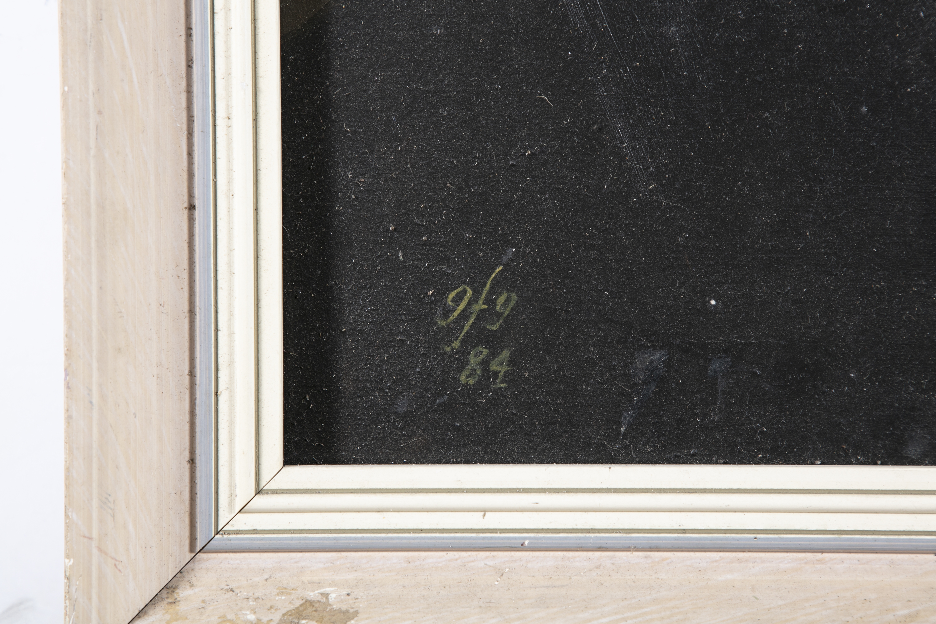 Artwork by Gerald Fitzgerald, "Dev at 90" - A portrait of Eamon DeVelara, Made of oil on canvas