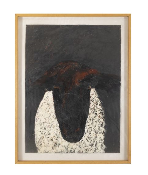 Artwork by Sarah Walker, Portrait of Sheep III, Made of Oil on paper