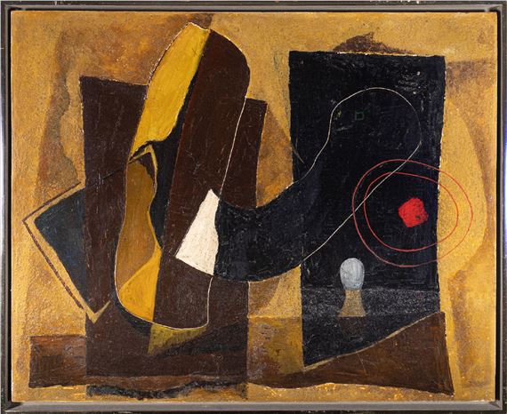 abstract composition by Heinrich Wildemann, 1947