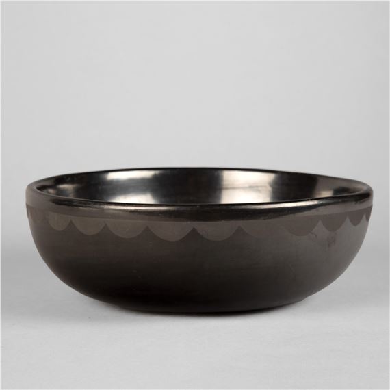 Blackware Bowl, ca. 1950s by Maria Montoya Martinez, circa 1950s