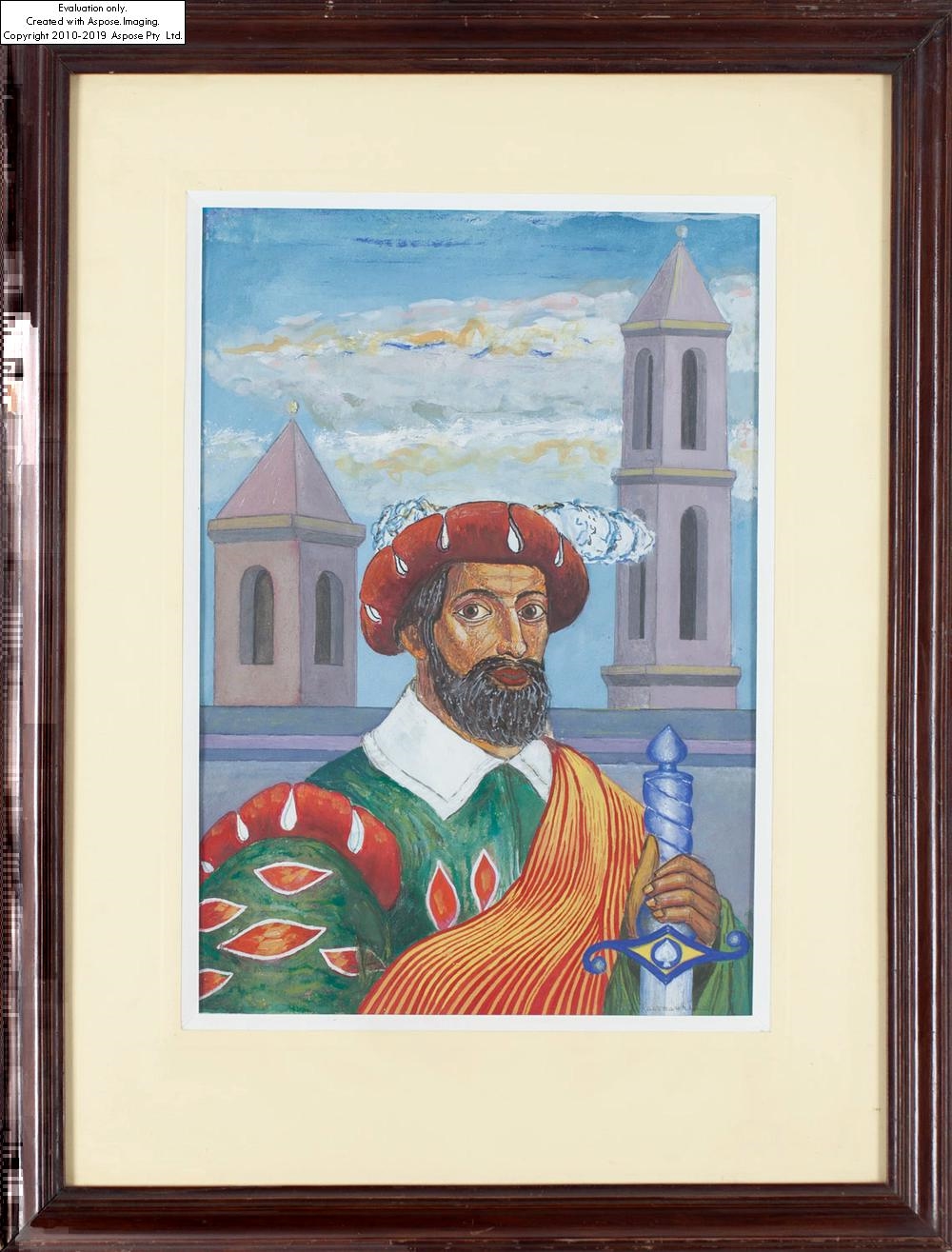 Jan Kaczmarkiewicz Design of the set for the play Don Quixote MutualArt