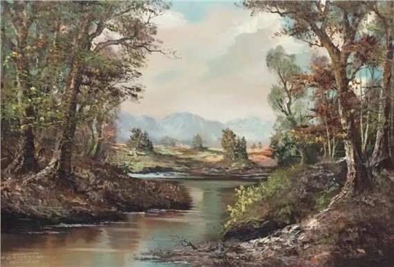Landscape by Karl Gatermann the Younger