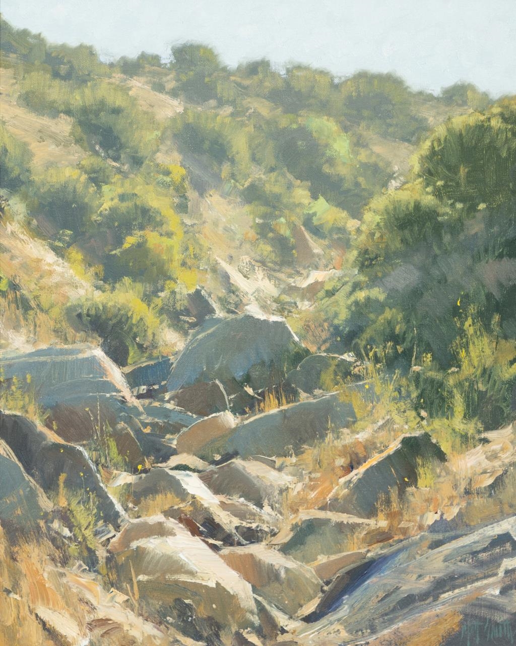 Artwork by Matt Read Smith, Rippers Canyon, Made of oil on canvas