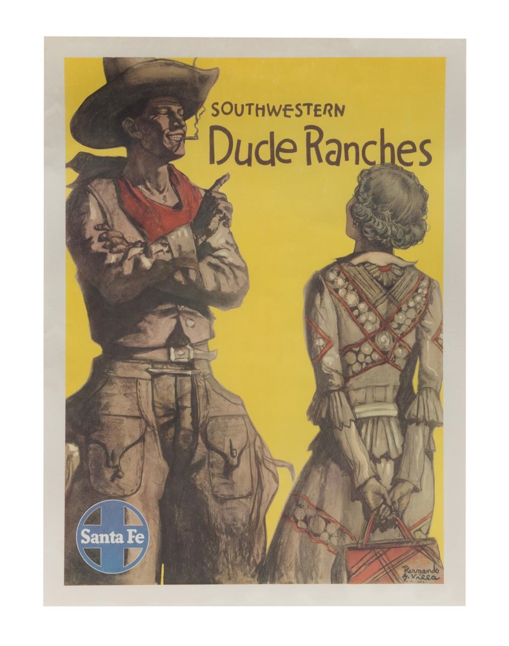 Hernando Villa | Southwestern Dude Ranches (Circa 1945) | MutualArt