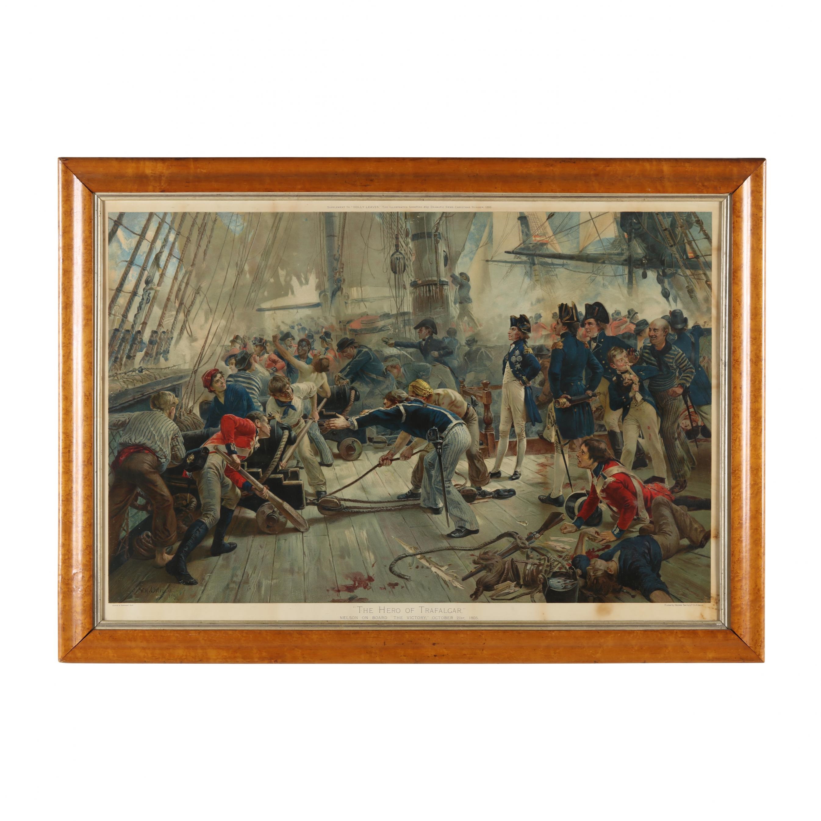 William Heysmann Overend | The Hero of Trafalgar (1898) | MutualArt